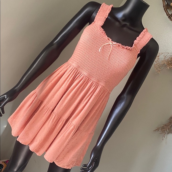 mine Dresses & Skirts - Mine Casual Pink Ruffled Dress